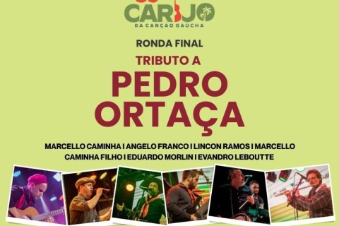 TRIBUTO A PEDRO ORTAÇA ABRIU A PROGRAMAÇÃO DA FASE FINAL DO 39° CARIJO DA CANÇÃO GAÚCHA DE PALMEIRA DAS MISSÕES